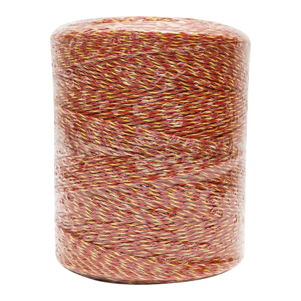 Rola fir galben-rosu fi 2mm. 6x0.15mm 8 Ohm/m SS, 1000m gard electric Breckner Germany